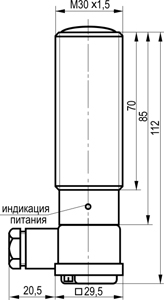 Габариты OY AT81A-2-50-P